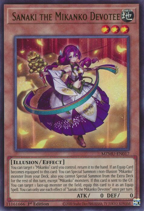 Sanaki the Mikanko Devotee [MZMU-EN017] Ultra Rare | Exor Games New Glasgow
