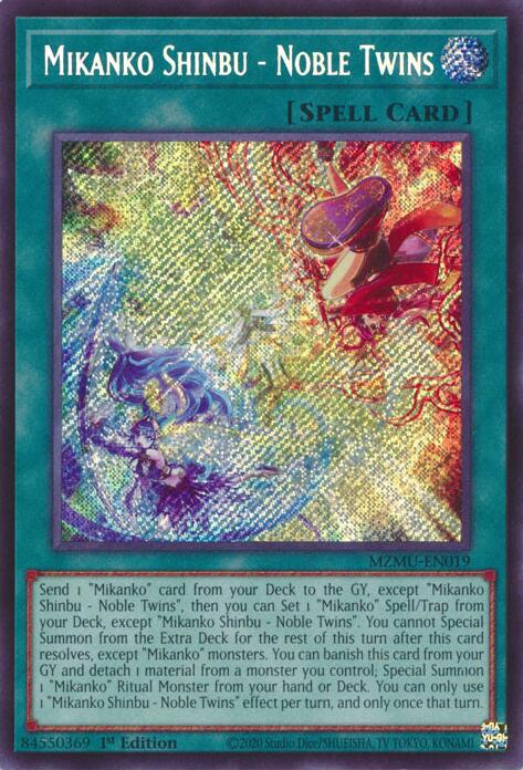 Mikanko Shinbu - Noble Twins [MZMU-EN019] Secret Rare | Exor Games New Glasgow