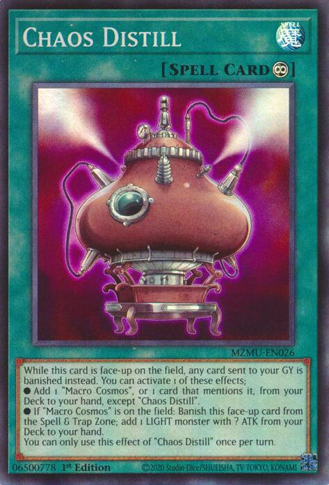 Chaos Distill [MZMU-EN026] Super Rare | Exor Games New Glasgow