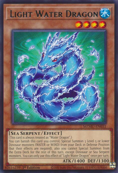 Light Water Dragon [MZMU-EN031] Rare | Exor Games New Glasgow