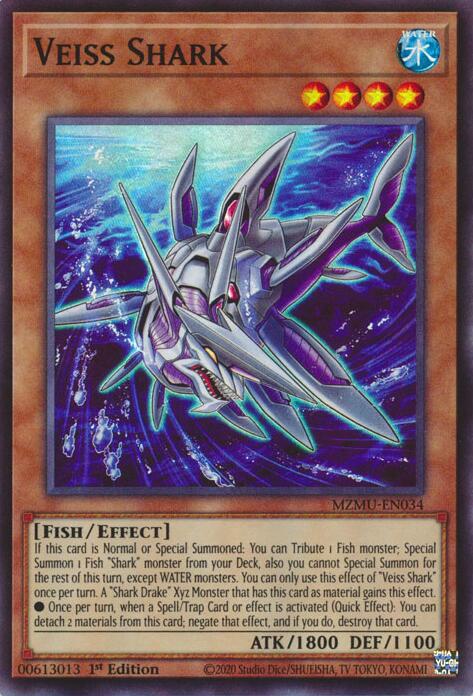 Veiss Shark [MZMU-EN034] Super Rare | Exor Games New Glasgow