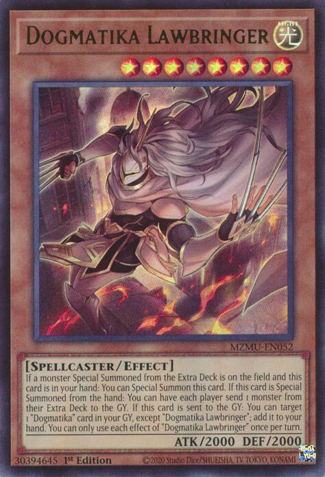 Dogmatika Lawbringer [MZMU-EN052] Ultra Rare | Exor Games New Glasgow