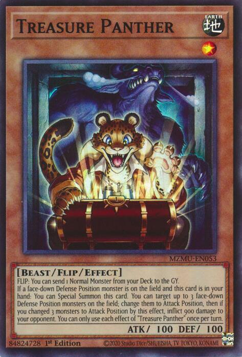 Treasure Panther [MZMU-EN053] Super Rare | Exor Games New Glasgow