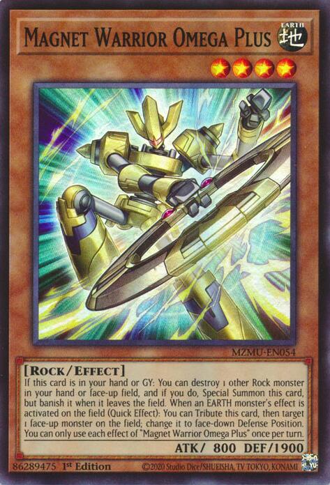Magnet Warrior Omega Plus [MZMU-EN054] Super Rare | Exor Games New Glasgow