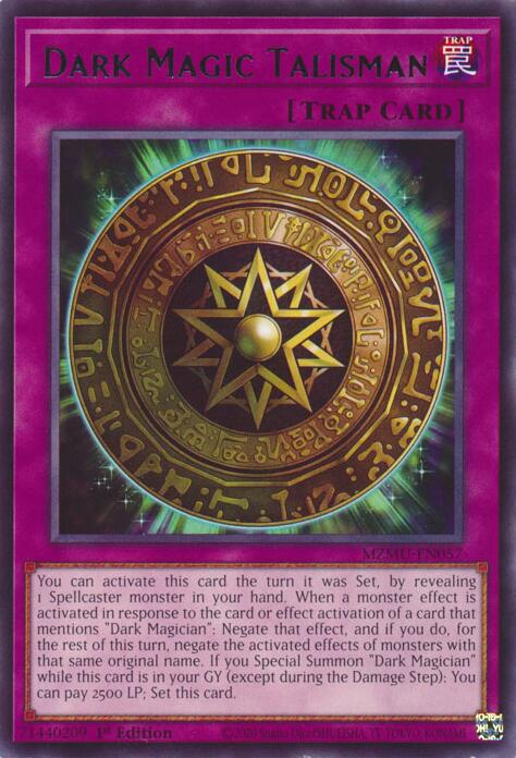 Dark Magic Talisman [MZMU-EN057] Rare | Exor Games New Glasgow