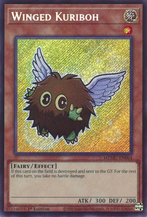 Winged Kuriboh [MZMU-EN064] Secret Rare | Exor Games New Glasgow