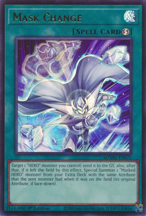 Mask Change [MZMU-EN071] Ultra Rare | Exor Games New Glasgow