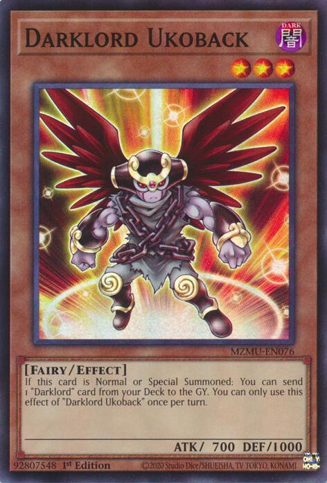 Darklord Ukoback [MZMU-EN076] Super Rare | Exor Games New Glasgow