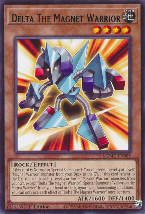 Delta The Magnet Warrior [MZMU-EN085] Rare | Exor Games New Glasgow