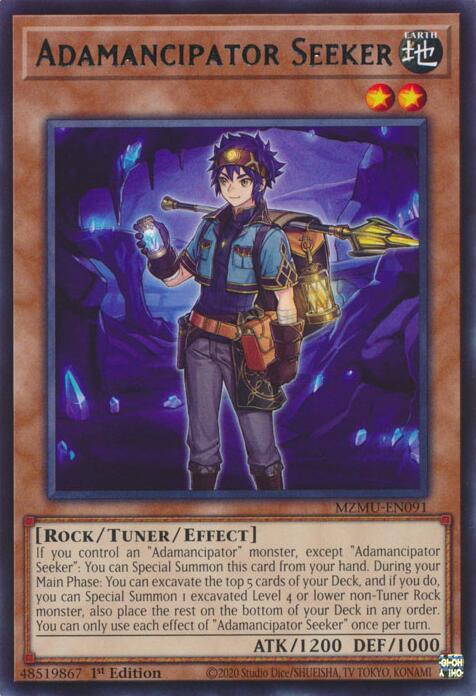 Adamancipator Seeker [MZMU-EN091] Rare | Exor Games New Glasgow
