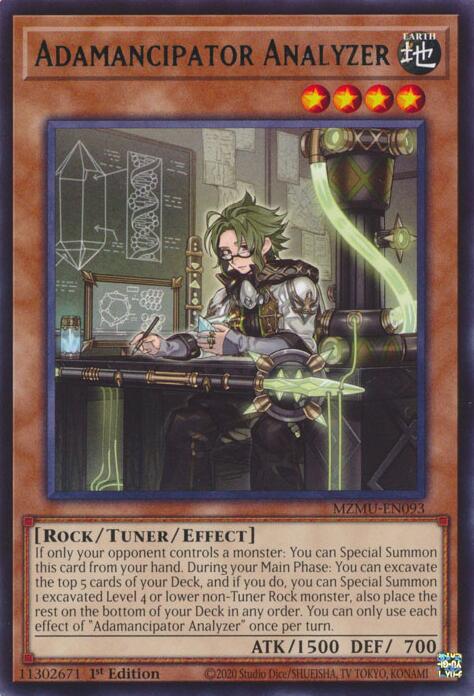 Adamancipator Analyzer [MZMU-EN093] Rare | Exor Games New Glasgow
