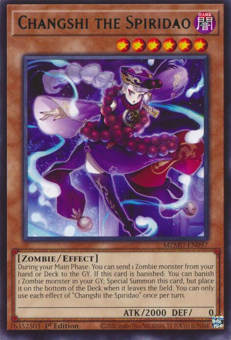 Changshi the Spiridao [MZMU-EN097] Rare | Exor Games New Glasgow