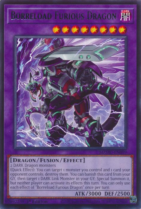 Borreload Furious Dragon [MZMU-EN099] Rare | Exor Games New Glasgow
