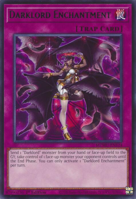 Darklord Enchantment [MZMU-EN124] Rare | Exor Games New Glasgow