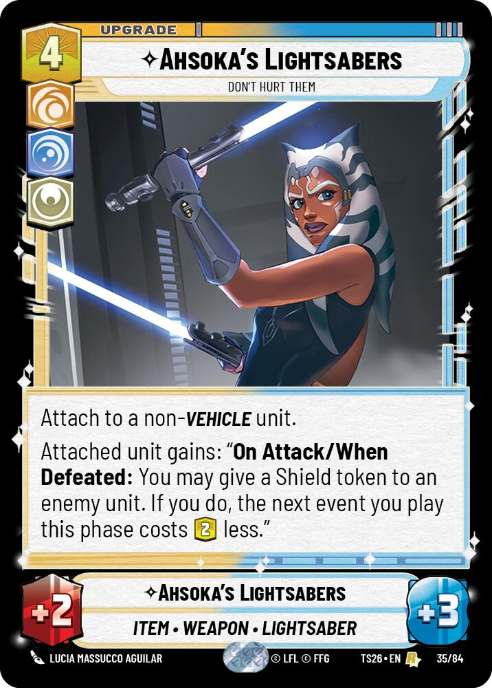 Ahsoka's Lightsabers (35/84) (35/84) [Twin Suns] | Exor Games New Glasgow