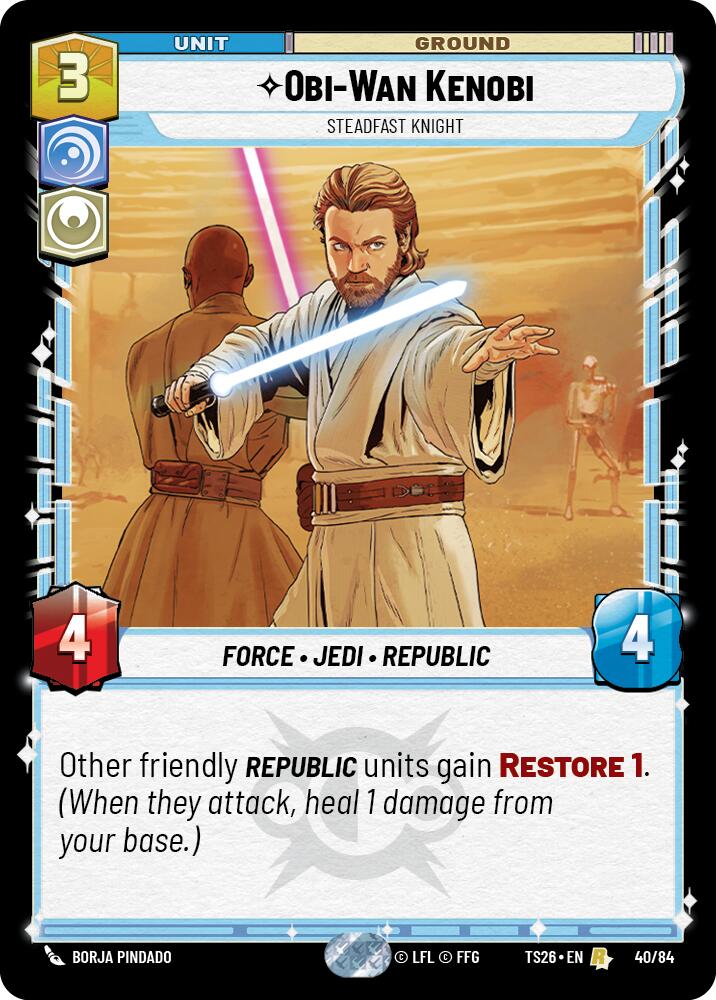 Obi-Wan Kenobi - Steadfast Knight (40/84) (40/84) [Twin Suns] | Exor Games New Glasgow