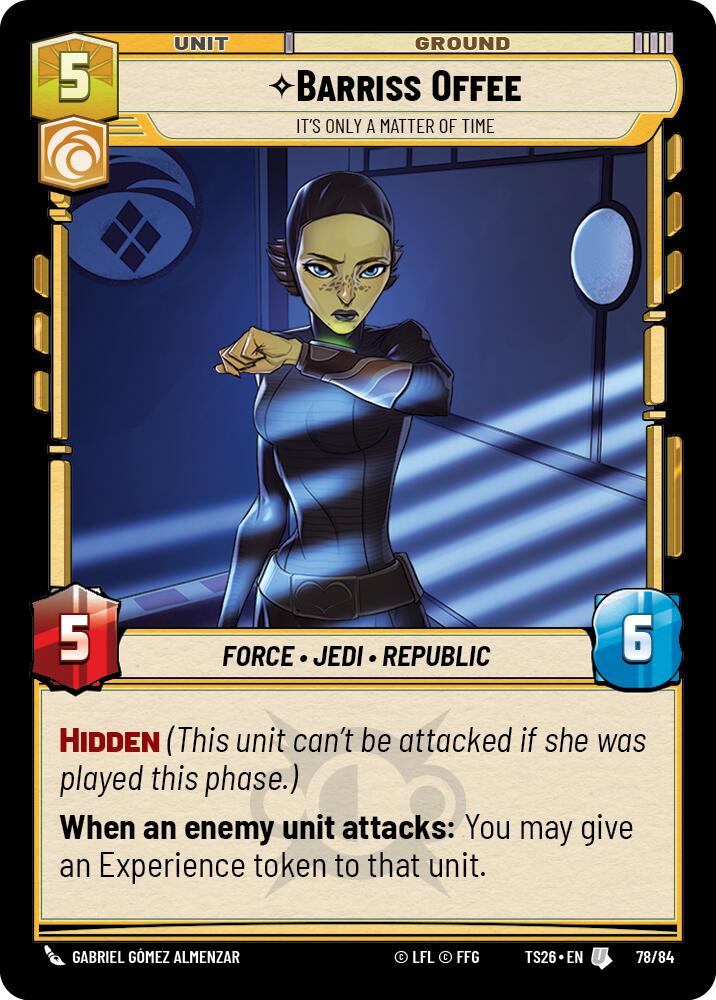 Barriss Offee - It's Only a Matter of Time (78/64) (78/64) [Twin Suns] | Exor Games New Glasgow