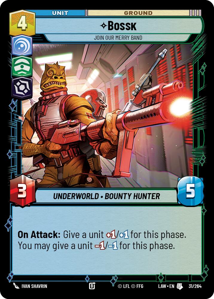 Bossk - Join Our Merry Band (31/264) (31/264) [A Lawless Time] | Exor Games New Glasgow