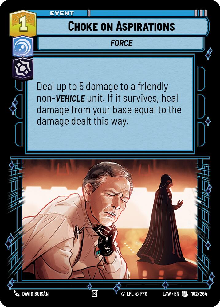 Choke on Aspirations (102/264) (102/264) [A Lawless Time] | Exor Games New Glasgow
