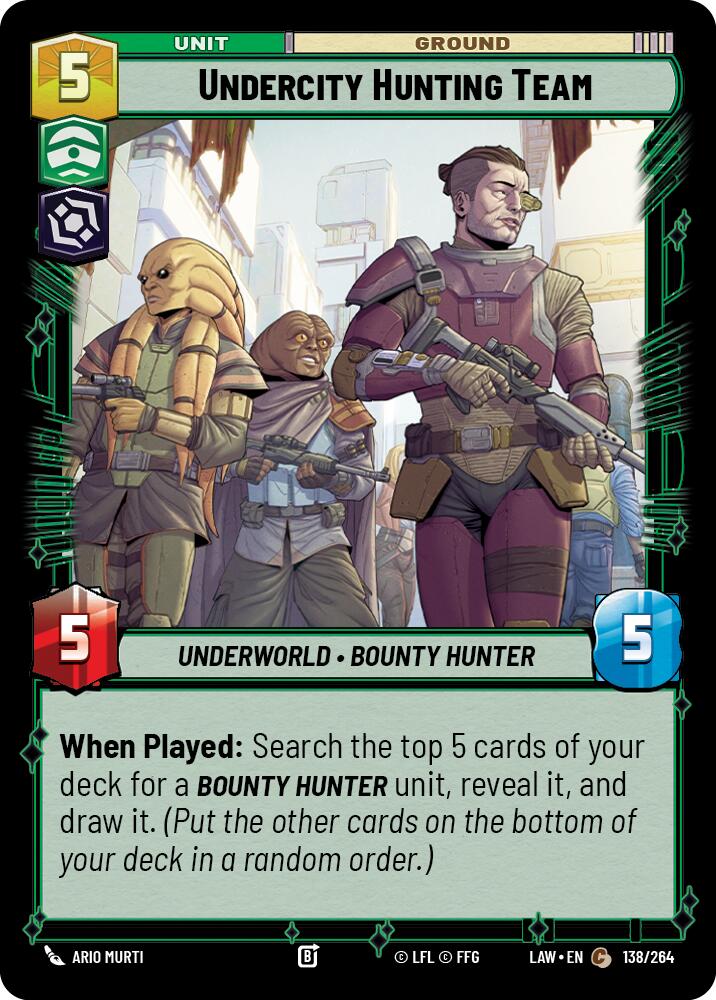 Undercity Hunting Team (138/264) (138/264) [A Lawless Time] | Exor Games New Glasgow