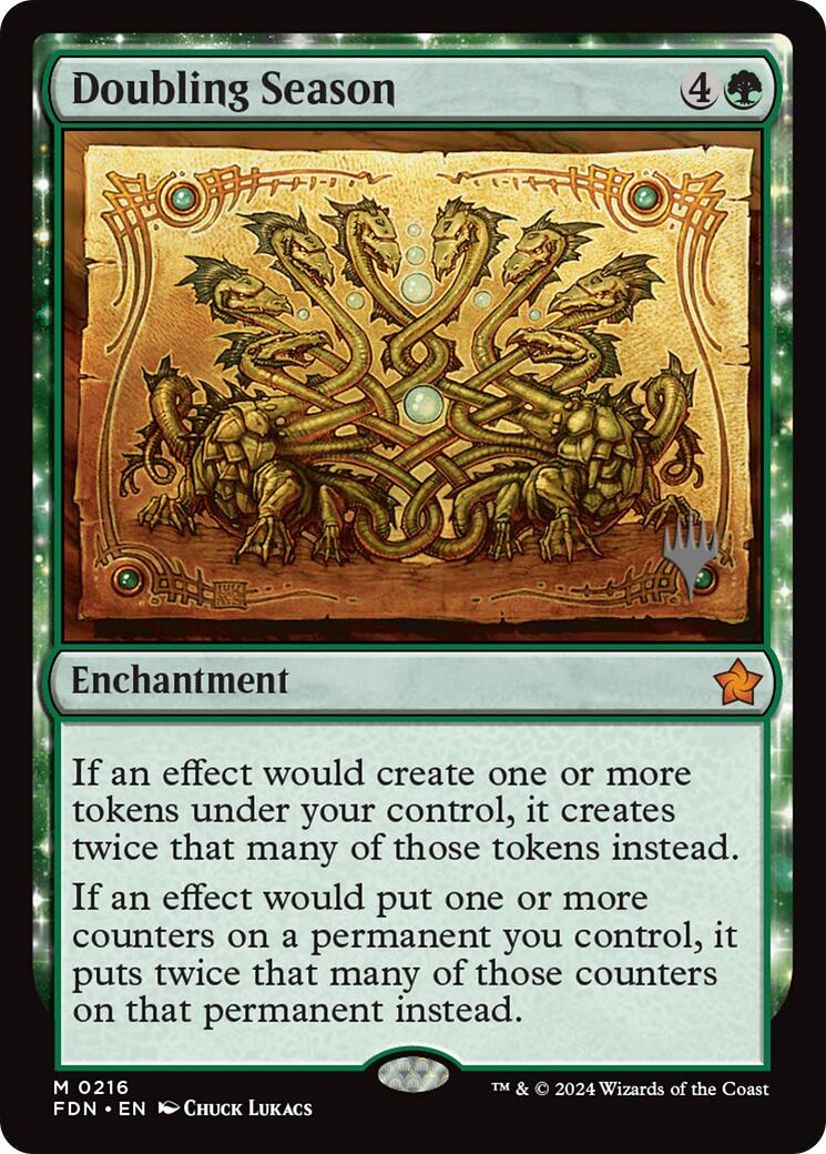 Doubling Season [Foundations Promos] | Exor Games New Glasgow