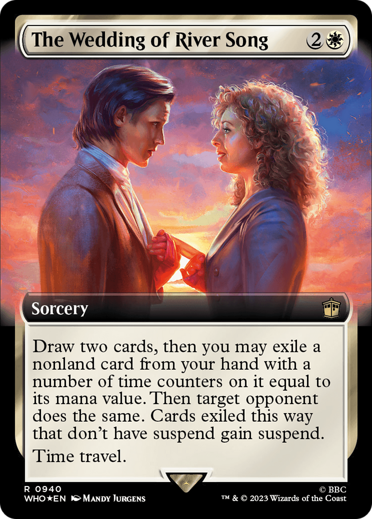 The Wedding of River Song (Extended Art) (Surge Foil) [Doctor Who] | Exor Games New Glasgow