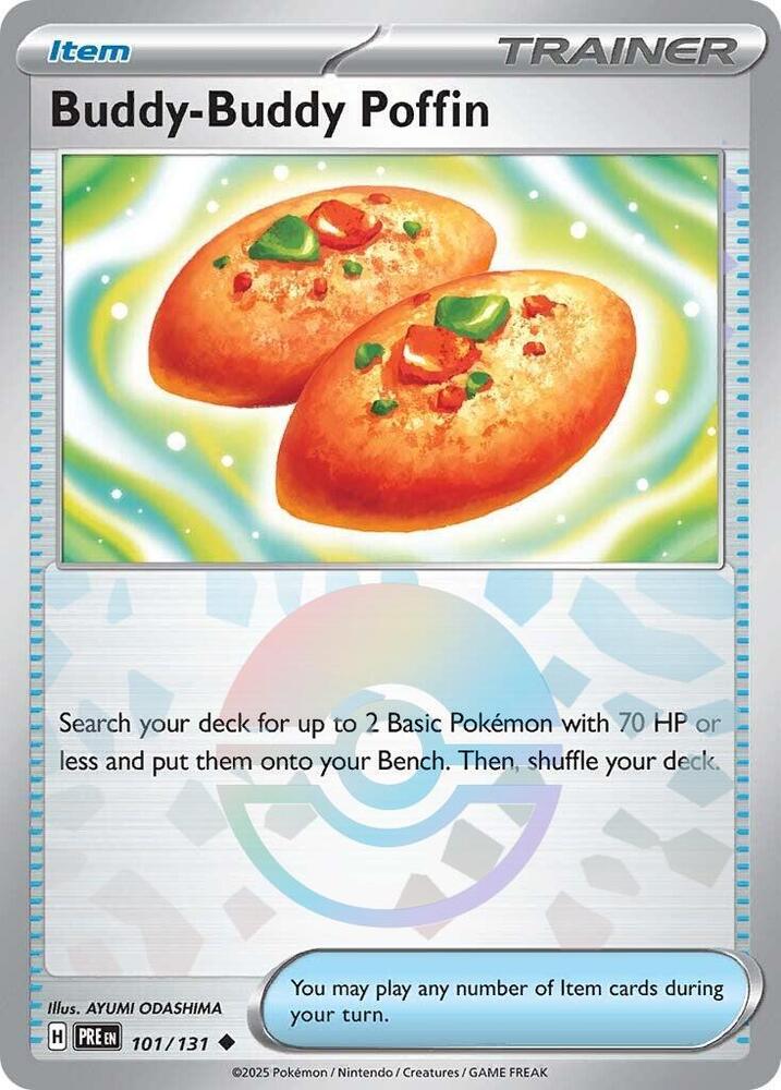 Buddy-Buddy Poffin (101/131) (Poke Ball Pattern) [Scarlet & Violet: Prismatic Evolutions] | Exor Games New Glasgow