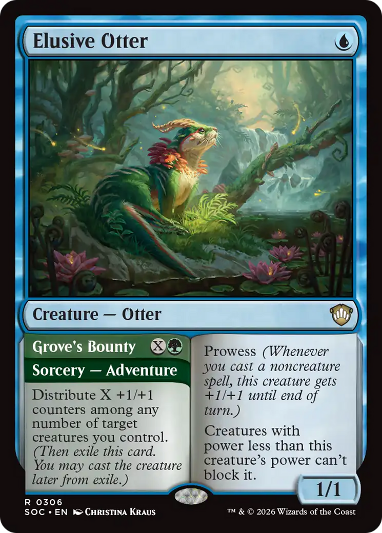 Elusive Otter [Secrets of Strixhaven Commander] | Exor Games New Glasgow