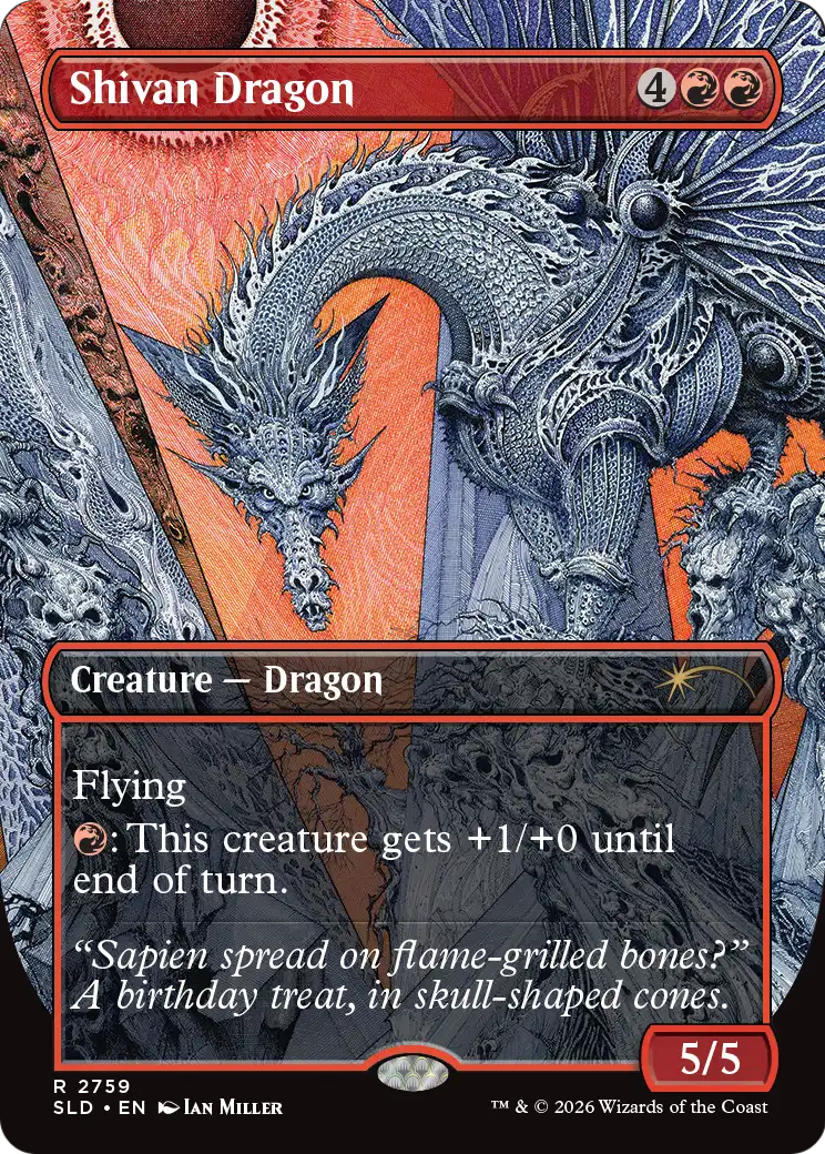 Shivan Dragon (2759) [Secret Lair Drop Series] | Exor Games New Glasgow