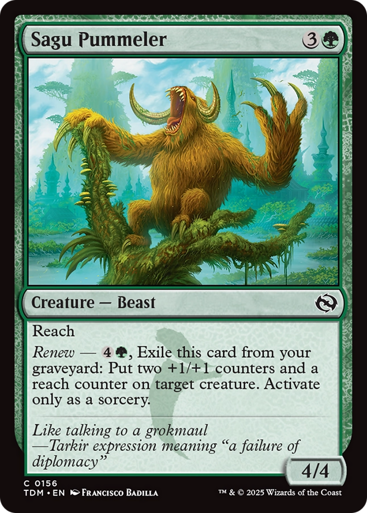 Sagu Pummeler [Tarkir: Dragonstorm] | Exor Games New Glasgow