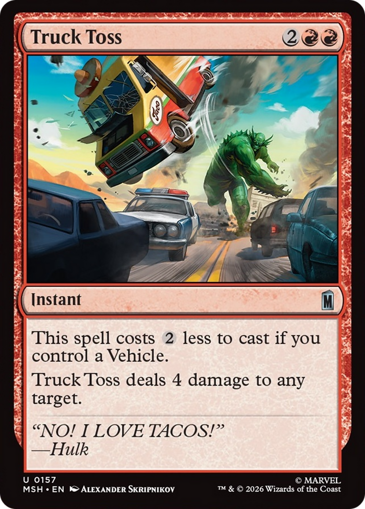 Truck Toss [Marvel Super Heroes] | Exor Games New Glasgow