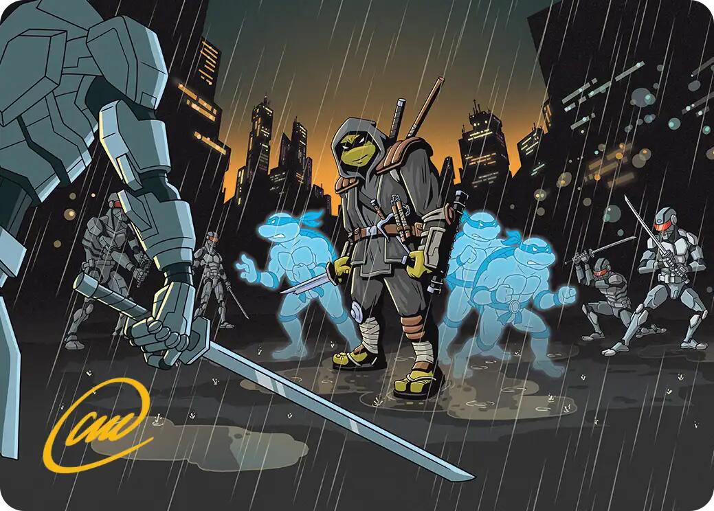 The Last Ronin's Technique Art Card (Gold-Stamped Signature) [Teenage Mutant Ninja Turtles Art Series] | Exor Games New Glasgow