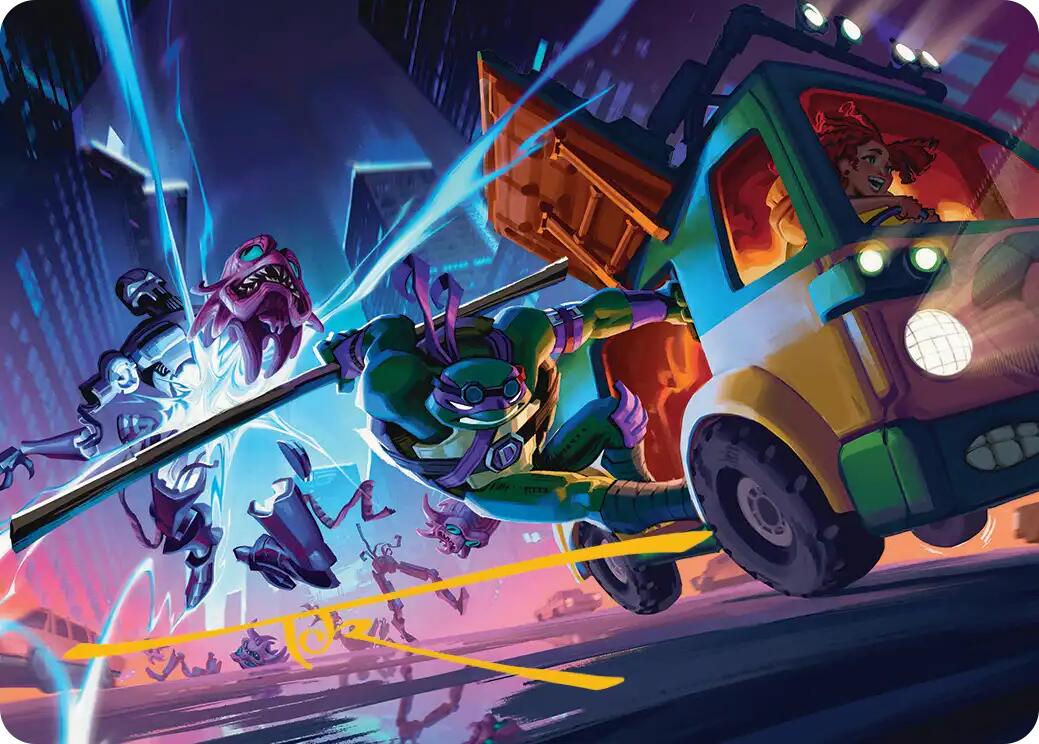 Donatello, Rad Scientist Art Card (Gold-Stamped Signature) [Teenage Mutant Ninja Turtles Art Series] | Exor Games New Glasgow