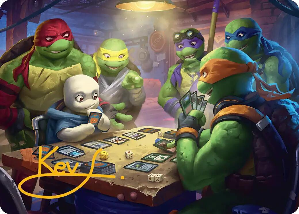 Lessons from Life Art Card (Gold-Stamped Signature) [Teenage Mutant Ninja Turtles Art Series] | Exor Games New Glasgow