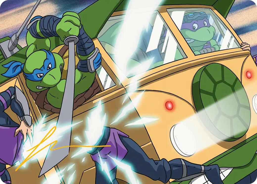 Don & Leo, Problem Solvers Art Card (Gold-Stamped Signature) [Teenage Mutant Ninja Turtles Art Series] | Exor Games New Glasgow