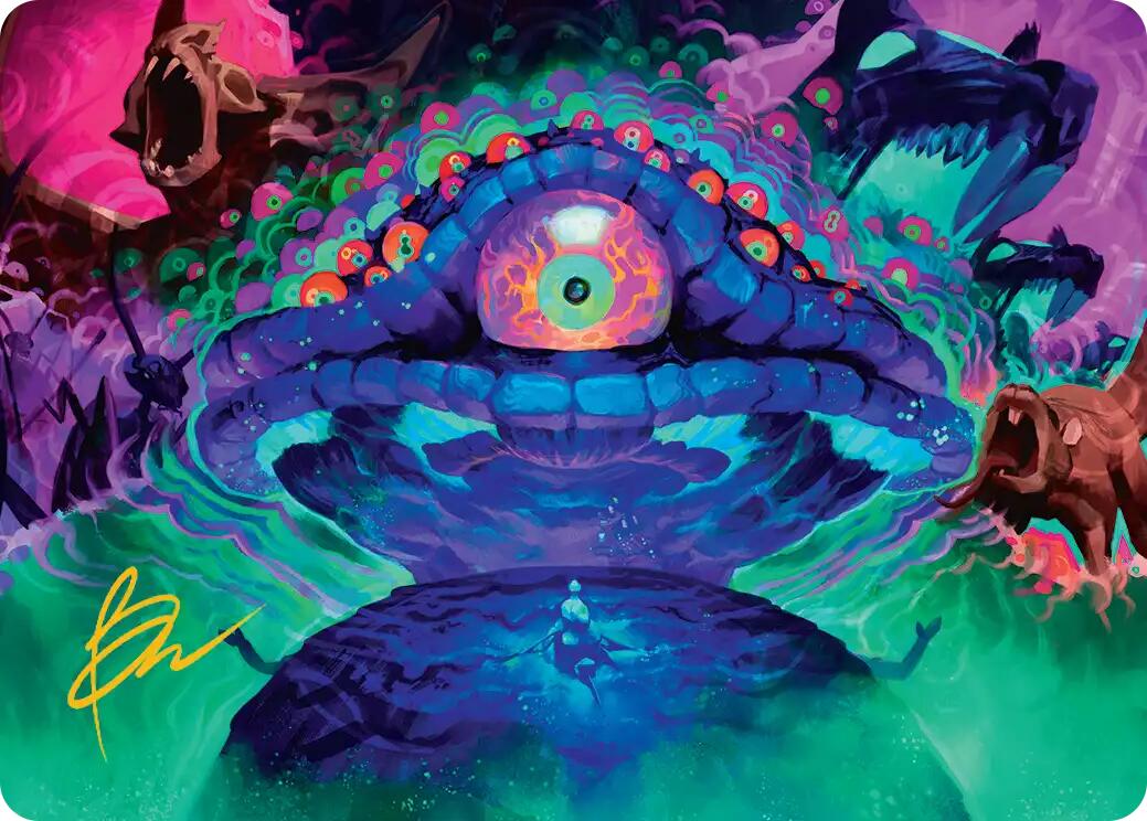 Humongous Fungus Art Card (Gold-Stamped Signature) [Teenage Mutant Ninja Turtles Art Series] | Exor Games New Glasgow