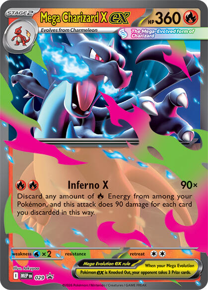 Mega Charizard X ex (029) [Mega Evolution Promo] | Exor Games New Glasgow