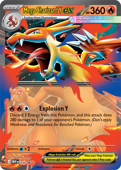 Mega Charizard Y ex (030) [Mega Evolution Promo] | Exor Games New Glasgow