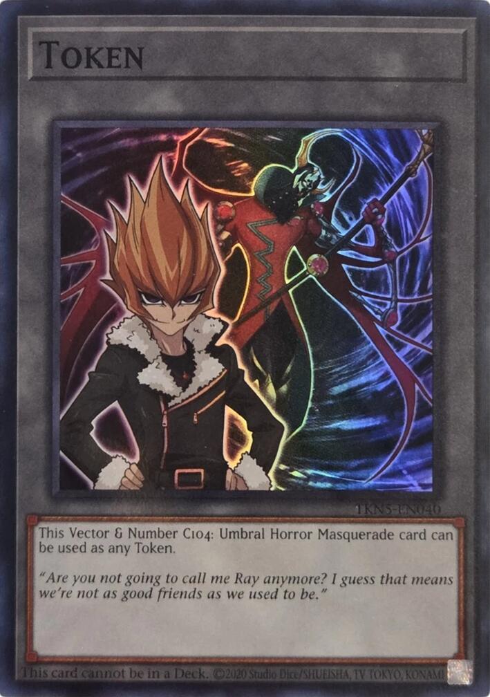 Token: Vector & Number C104: Umbral Horror Masquerade [TKN5-EN040] Super Rare | Exor Games New Glasgow