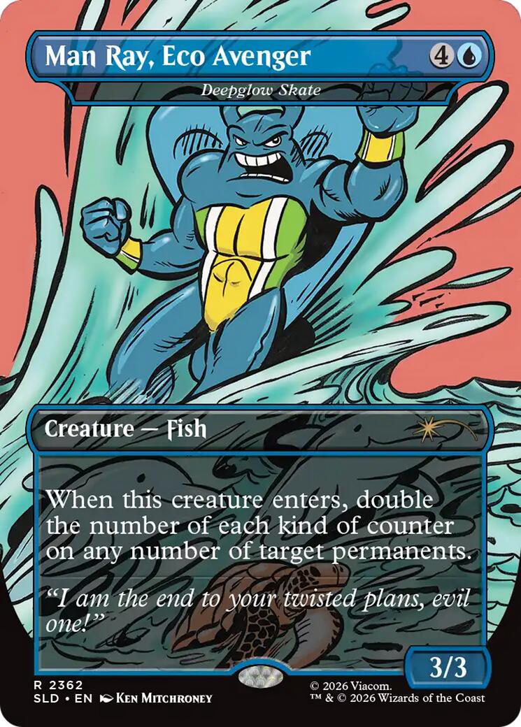 Man Ray, Eco Avenger - Deepglow Skate [Secret Lair Drop Series] | Exor Games New Glasgow