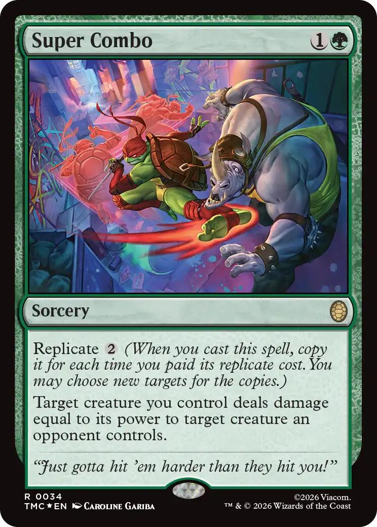 Super Combo (Surge Foil) [Teenage Mutant Ninja Turtles Commander] | Exor Games New Glasgow