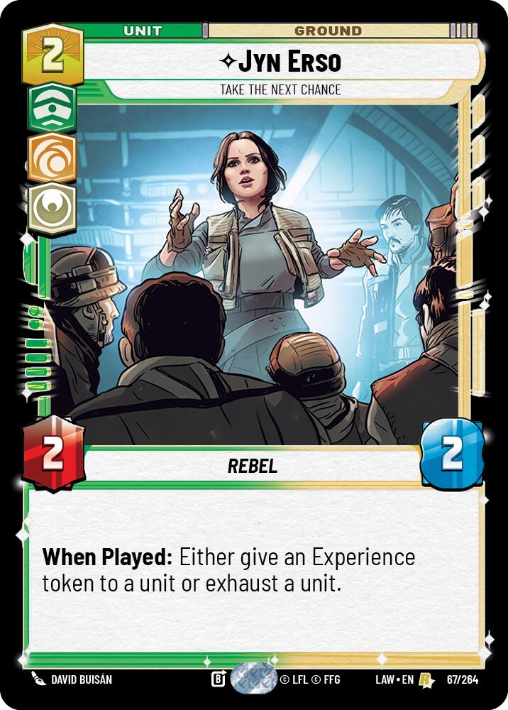 Jyn Erso - Take the Next Chance (67/264) (67/264) [A Lawless Time] | Exor Games New Glasgow