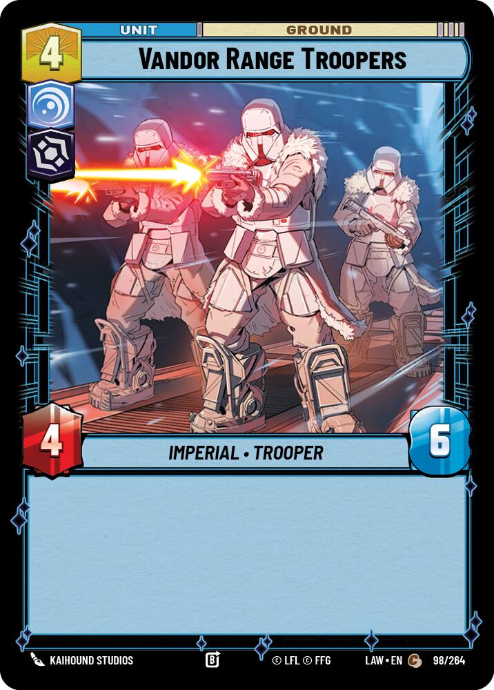 Vandor Range Troopers (98/264) (98/264) [A Lawless Time] | Exor Games New Glasgow