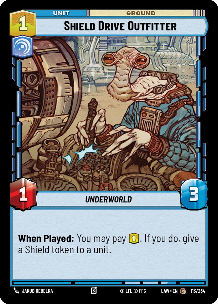 Shield Drive Outfitter (113/264) (113/264) [A Lawless Time] | Exor Games New Glasgow