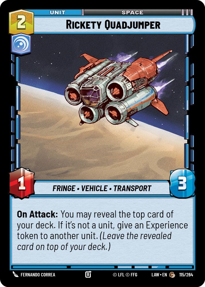 Rickety Quadjumper (115/264) (115/264) [A Lawless Time] | Exor Games New Glasgow
