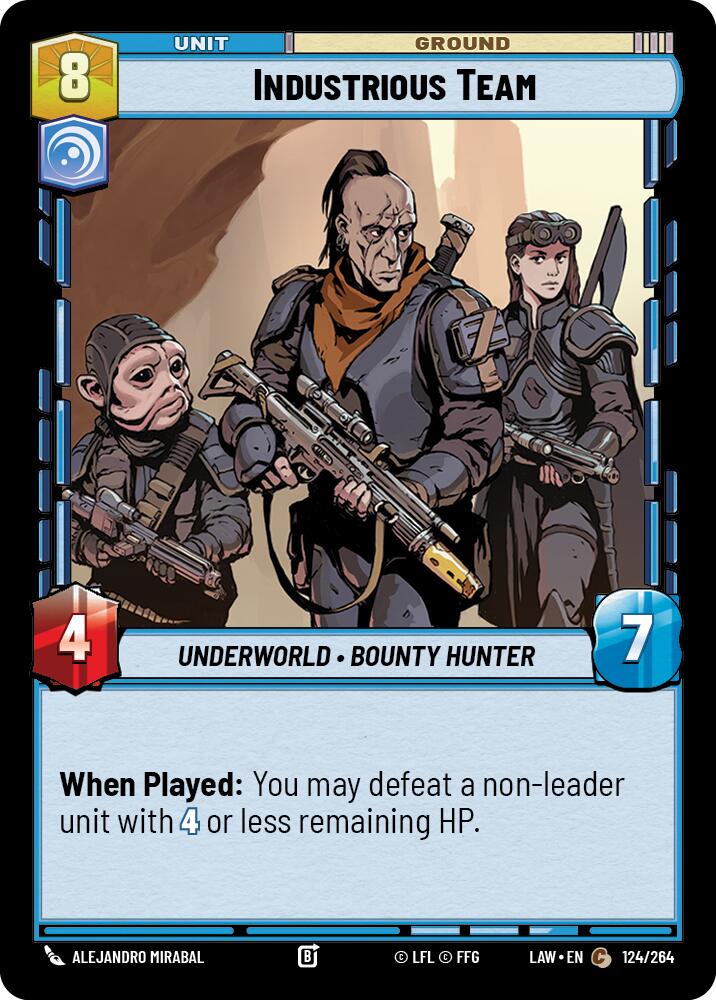 Industrious Team (124/264) (124/264) [A Lawless Time] | Exor Games New Glasgow