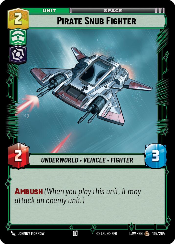 Pirate Snub Fighter (135/264) (135/264) [A Lawless Time] | Exor Games New Glasgow