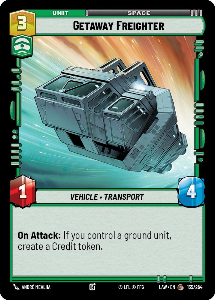 Getaway Freighter (155/264) (155/264) [A Lawless Time] | Exor Games New Glasgow