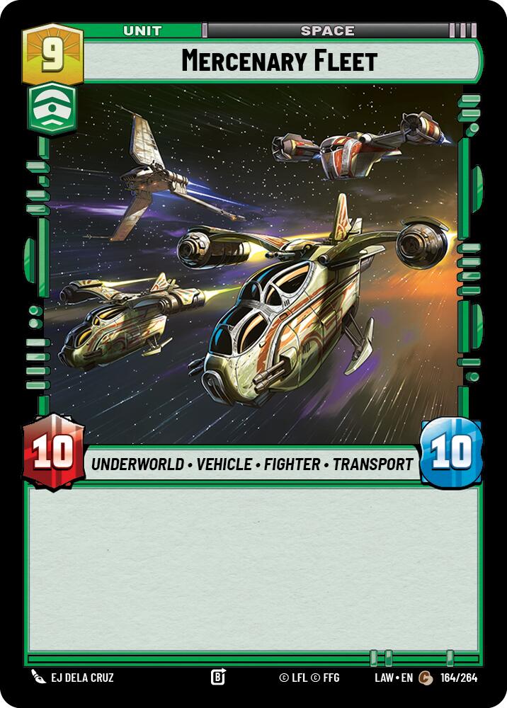 Mercenary Fleet (164/264) (164/264) [A Lawless Time] | Exor Games New Glasgow