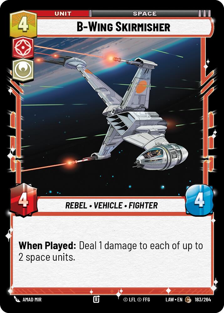 B-Wing Skirmisher (183/264) (183/264) [A Lawless Time] | Exor Games New Glasgow